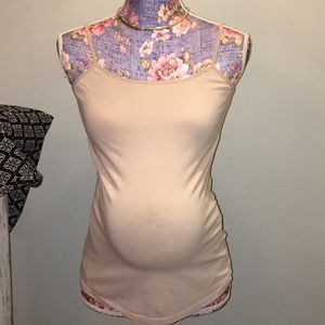 Motherhood Maternity Nude Layering Camisole Small